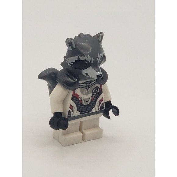 LEGO Minifigure Rocket Raccoon White Jumpsuit Marvel Super Heroes C0251 - Picture 6 of 6